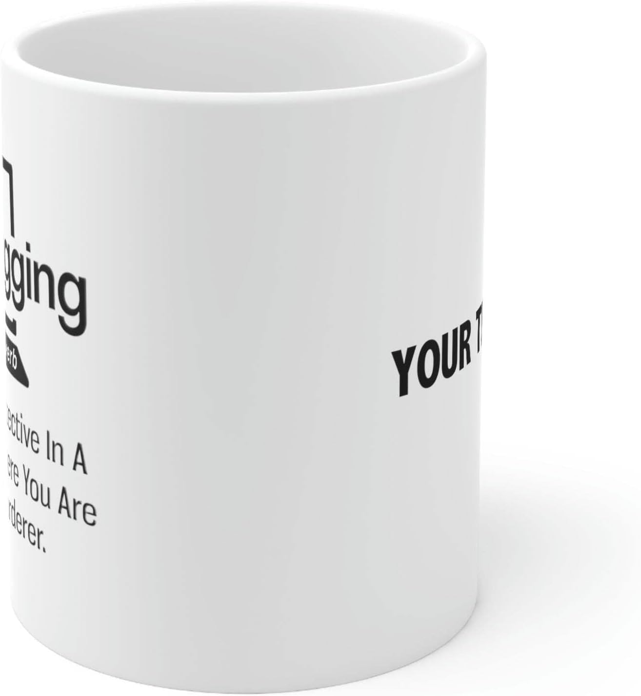 Personalized Debugging Funny Quote Coffee Mug for Programmer Customized IT Coder Computer Programming Ceramic Cup 11oz White 11oz
