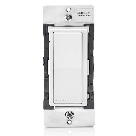 Leviton Decora Smart Switch Companion for Multi-Location Switching (Not for stand-alone use), 120VAC, 60Hz DD0SR-1RM, White, Light Almond