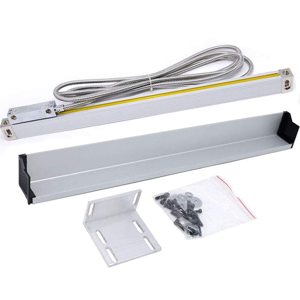 TOAUTO Digital Readout DRO 1000mm 40", LCD Display 1um Glass Linear Scale Meter for CNC Milling Lathe EDM Machine