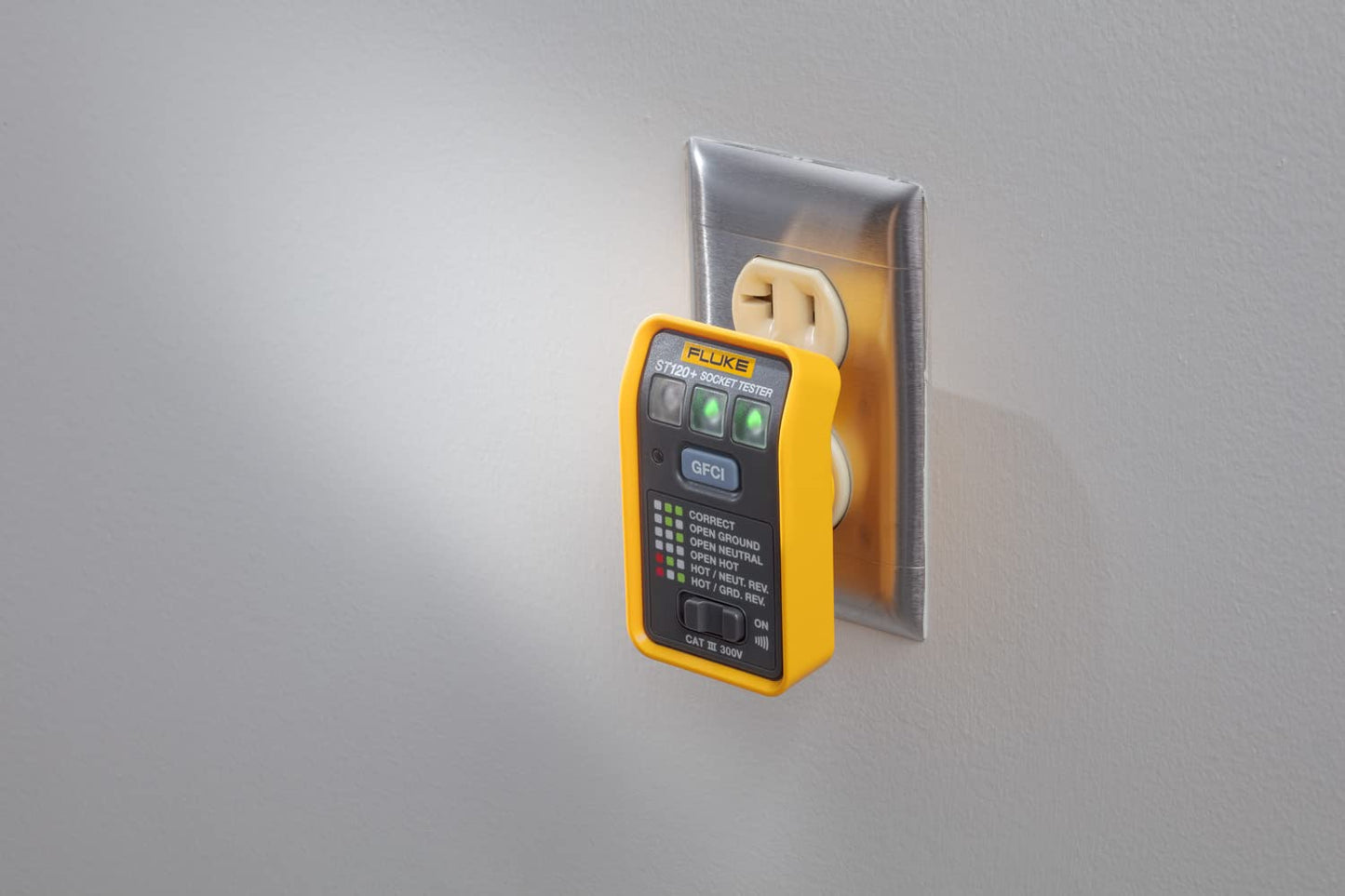 Fluke ST120+ GFCI Socket Tester with Audible Beeper