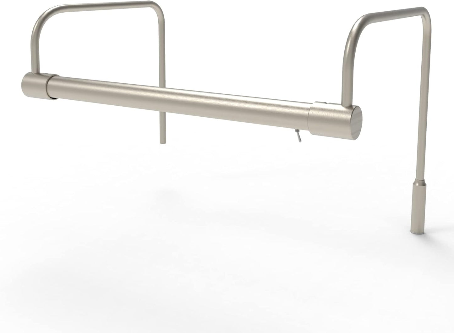 Cocoweb 12 Inch Tru-Slim Satin Nickel Picture Light - LED, 2700K, Adjustable Arm, Plug-in, Toggle Switch, Sleek and Compact Design