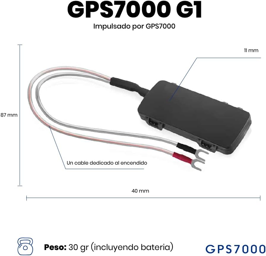 GPS7000 Hidden Vehicle GPS Tracker for Vehicles | 12 Months Service Included | 4G Car GPS Tracker Device | Easy Self-Installation | Real-Time Vehicle Tracking | Optional Renewal, No Mandatory Fees