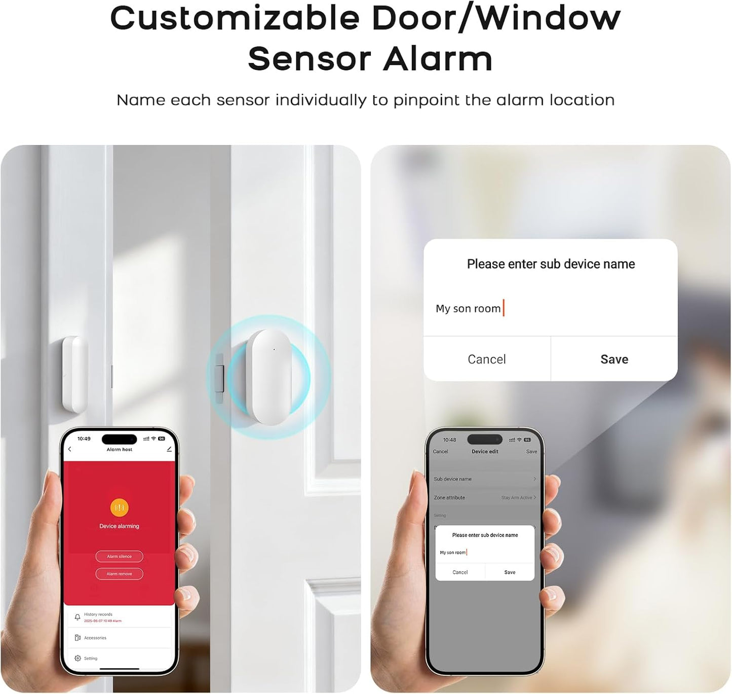 Home Alarm System,Wireless Security System with Touch Screen DIY Kit,Remote & Phone App Control,WiFi+GSM/4G Door/Motion Sensors Compatible with Alexa for Apartment,Kids Safety,Office NO Monthly Fees