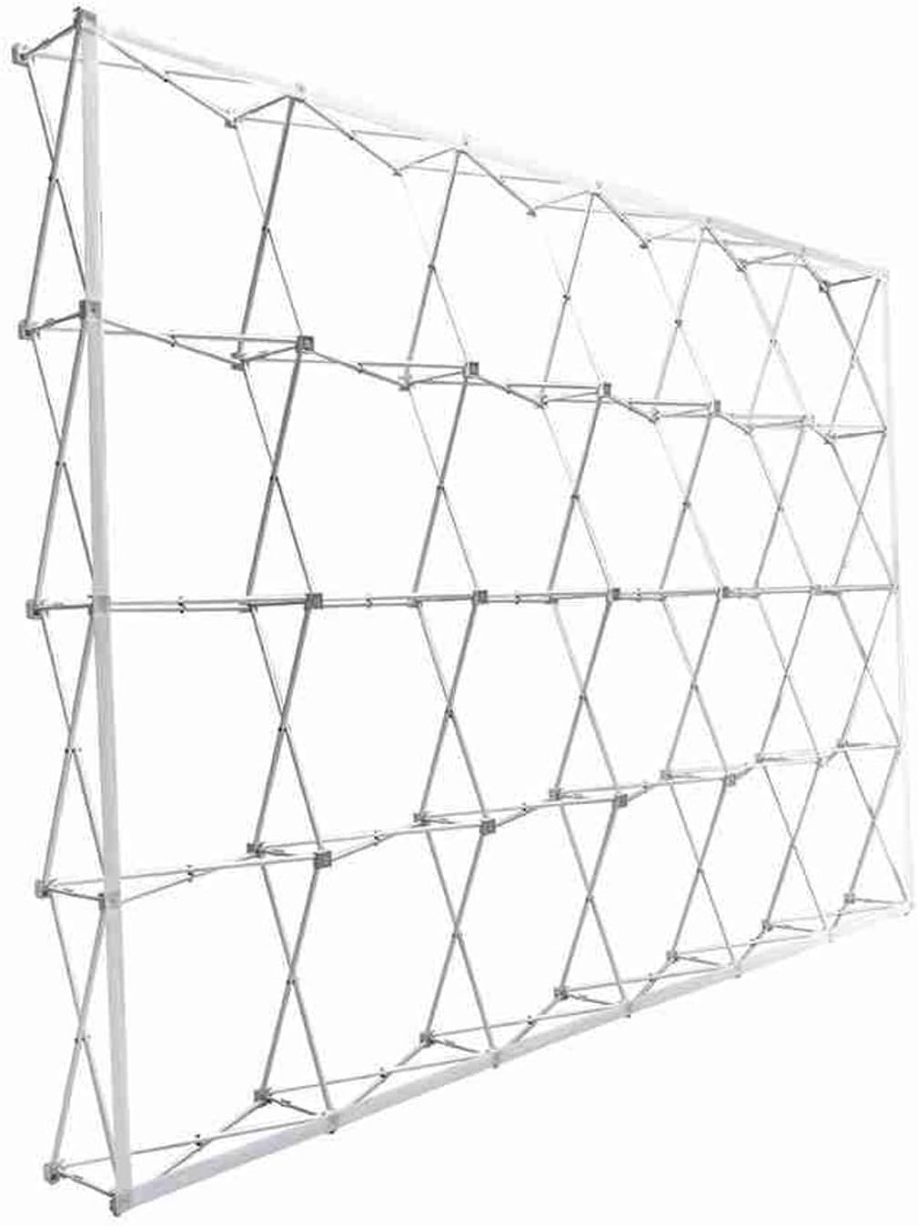 Custom Fabric Pop Up Straight Display, Trade Show Display Backdrop Booth, Hook and Loop Step and Repeat Backdrop for Trade Show Backdrops (Graphic with Frame, 15ftx10ft)
