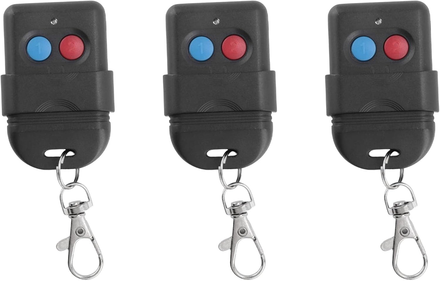 3X 8 Dip Switch 330Mhz Smart Copy Remote Control Fixed Code 2 CH Duplicator for Gate Garage Door Opener or Alarm System