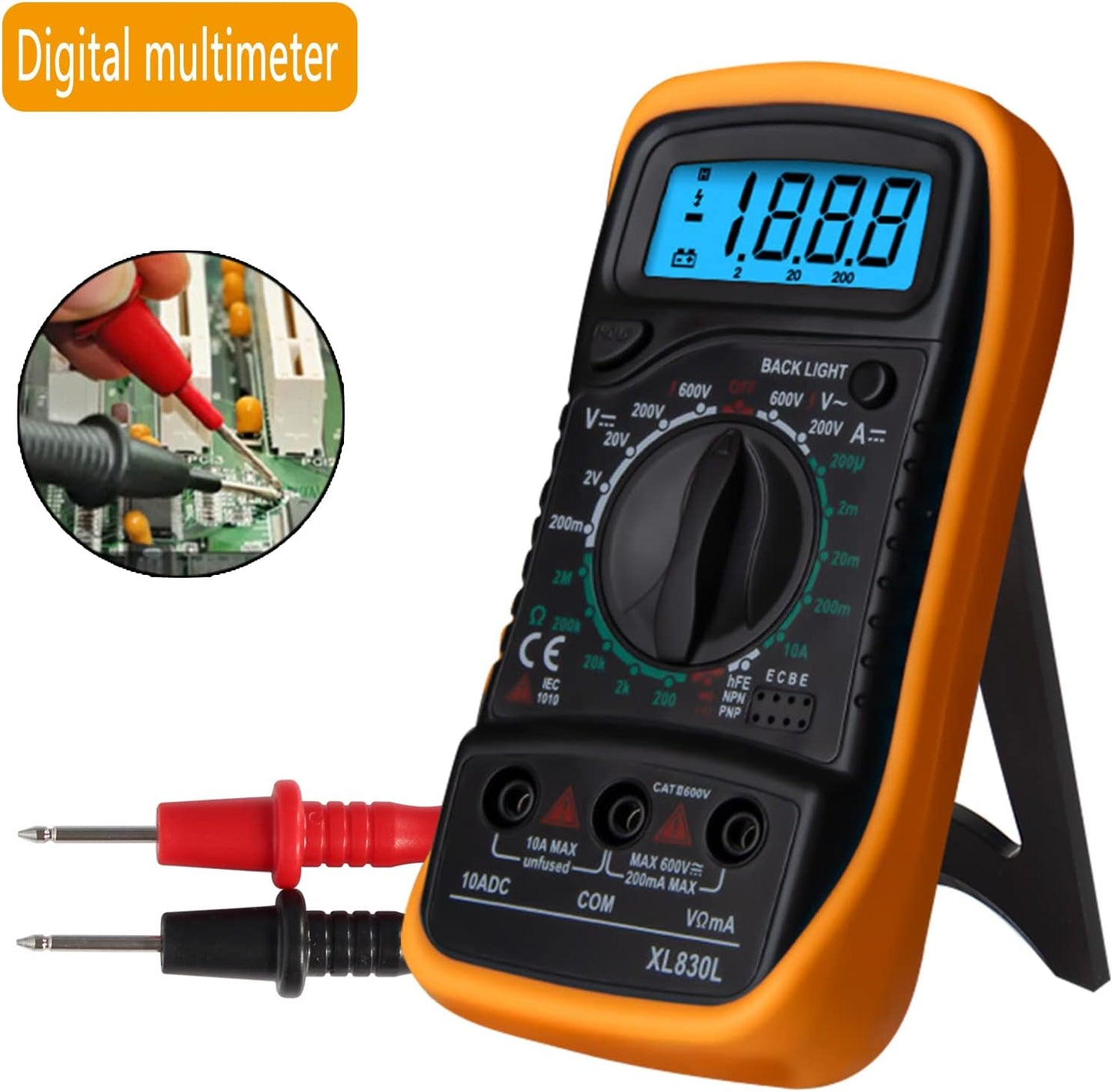 Electronics Soldering Iron Kit, 80W LCD Digital Soldering Gun with Adjustable Temperature Controlled and Fast Heating Ceramic Thermostatic Design, 24pcs Solder Kit Welding Tool