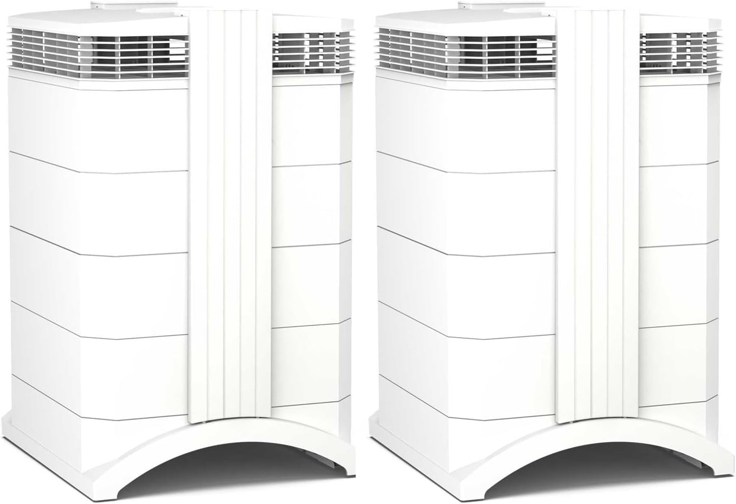 IQAir HealthPro Compact XE Air Purifier - 2-Pack - Compact HyperHEPA Filtration for Rooms up to 2480 sq ft - Allergens, Smoke, Dust, Mold, Pet Dander, Swiss Made, WiFi Enabled