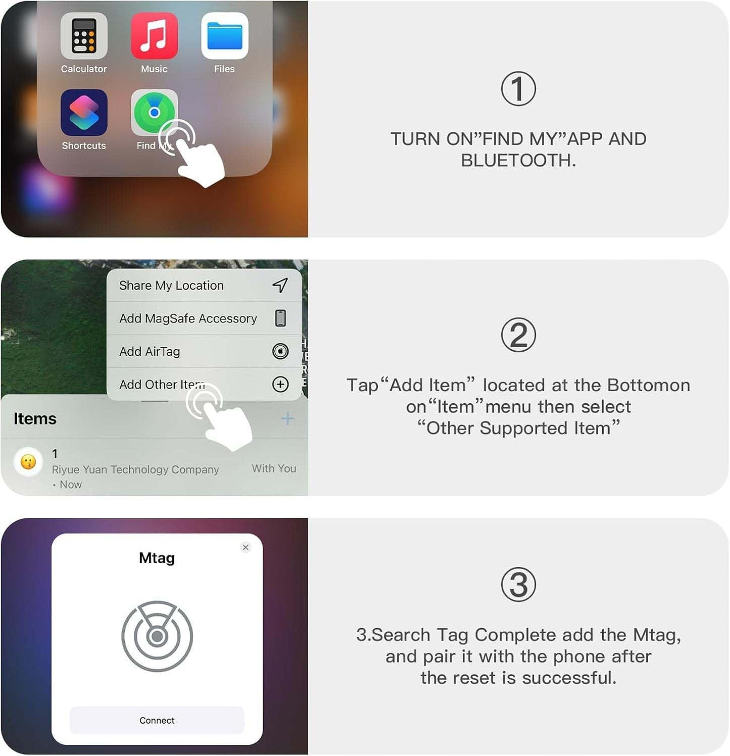 GPS Tracking Devices, 1PCS Tracker Device for Vehicles Work with Find My (iOS Only), Car Tracker Device Hidden with Magnetic Case, No Monthly Fee GPS Tracker for Vehicles (White)