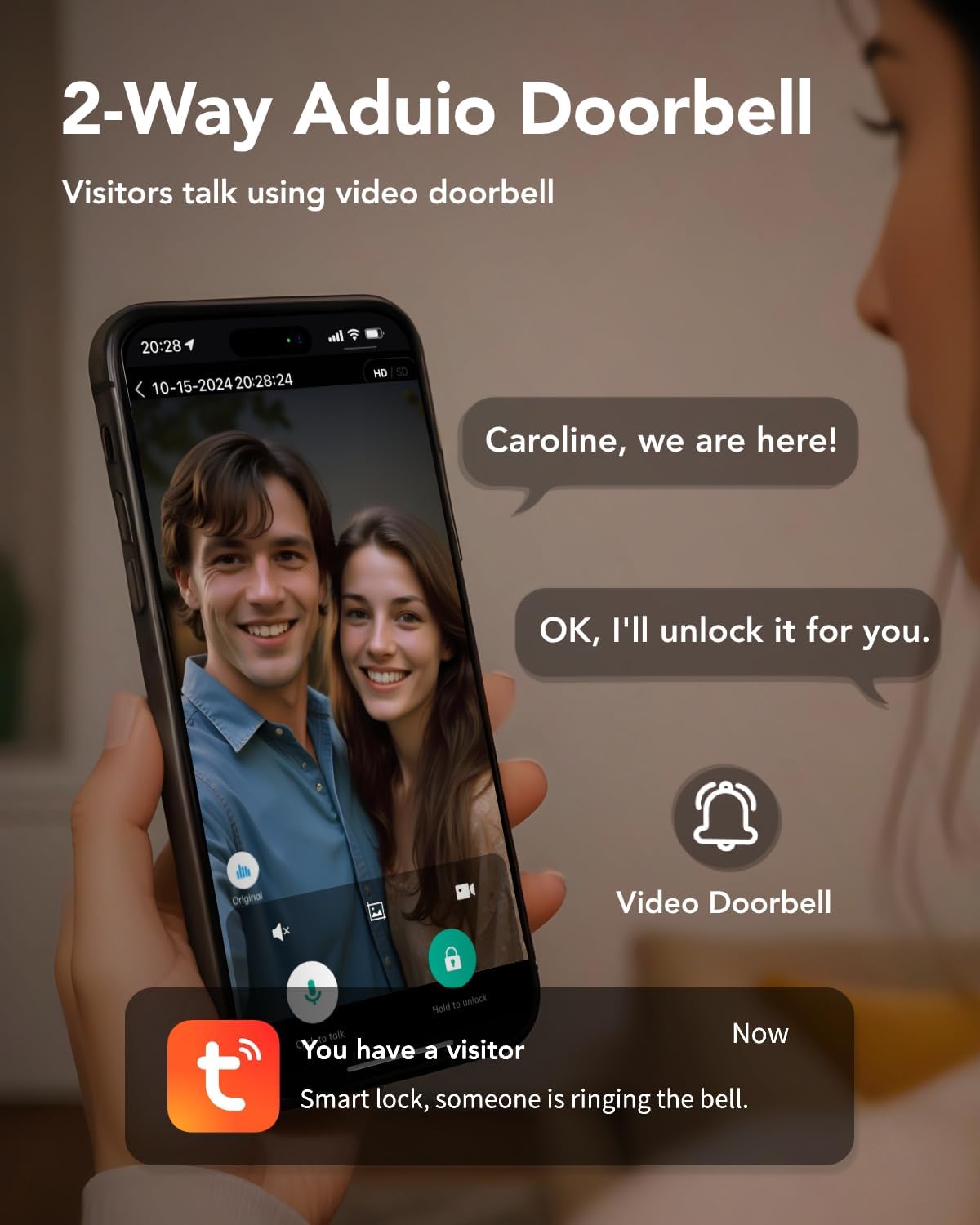 Devo G1 Video Smart Lock with Camera&Doorbell, 6-in-1 Keyless Entry Door Lock Deadbolt with Handle Set, App Remote, Fingerprint ID, Auto Locks, Built-in Wi-Fi Smart Deadbolt for Front Door
