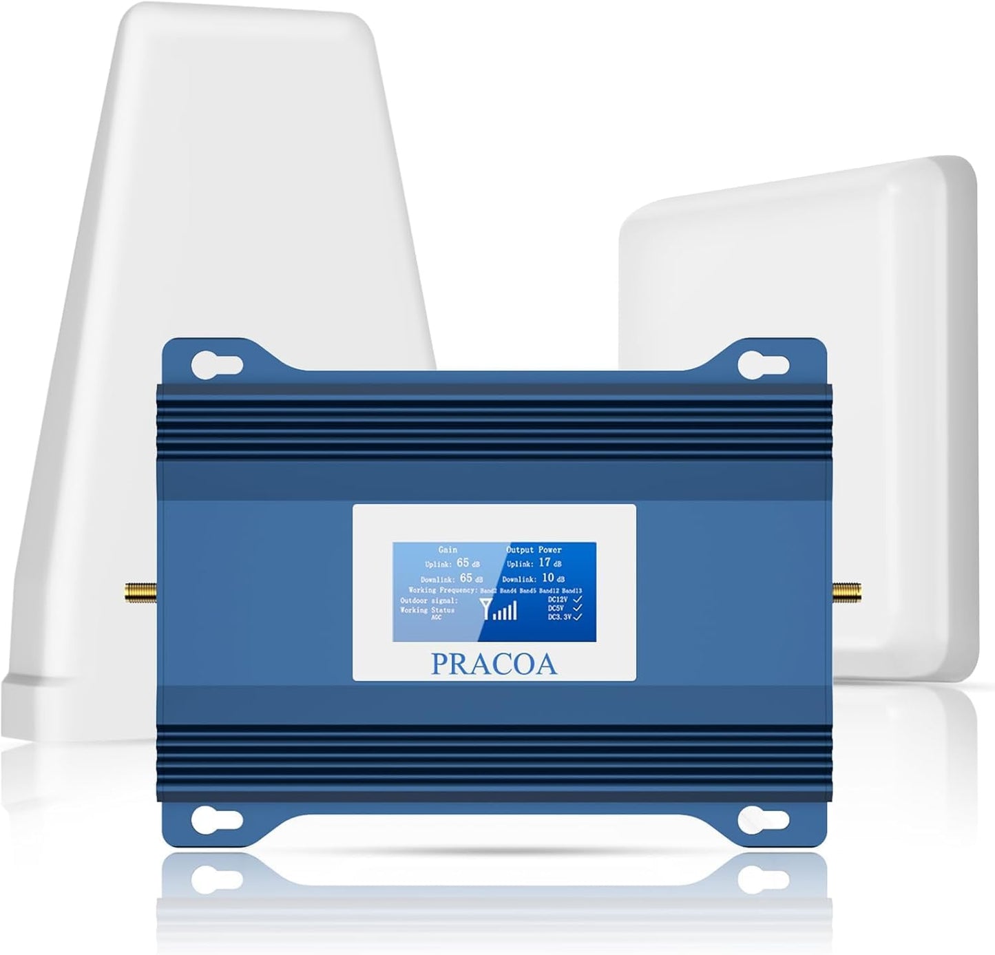 Verizon Cell Phone Signal Booster T Mobile Cell Booster AT&T Cell Signal Booster 5G 4G LTE 3G Cricket US Cellular Sprint Verizon Cell Phone Booster for All US Carriers for Band 2/4/5/12/13/17/25/66