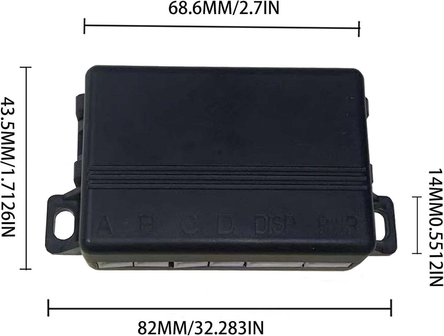 LCD Parking Sensor Kit - Displays Data on Original Screen, Easy Rear Installation, Compatible with CVBS Cameras (Not for AHD), 18 Probe Colors to Match Any Vehicle