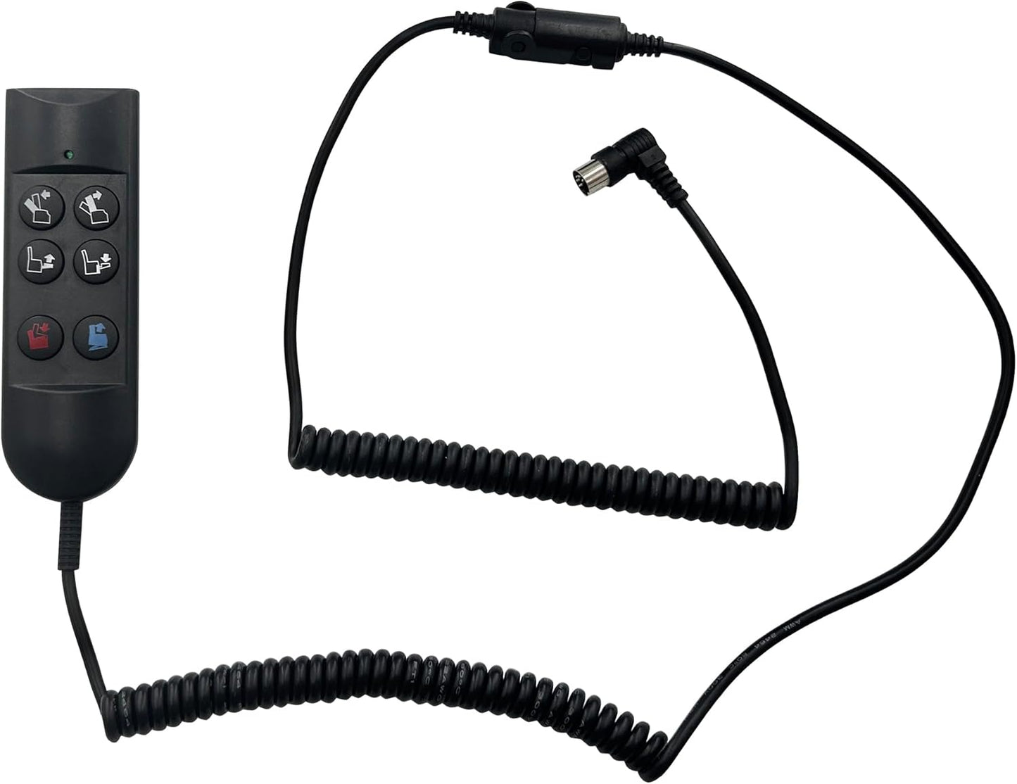 Lift Chair Power Recliner 6 Button 5 Pin Hand Control Remote Replacing ZK756HCL Replacement