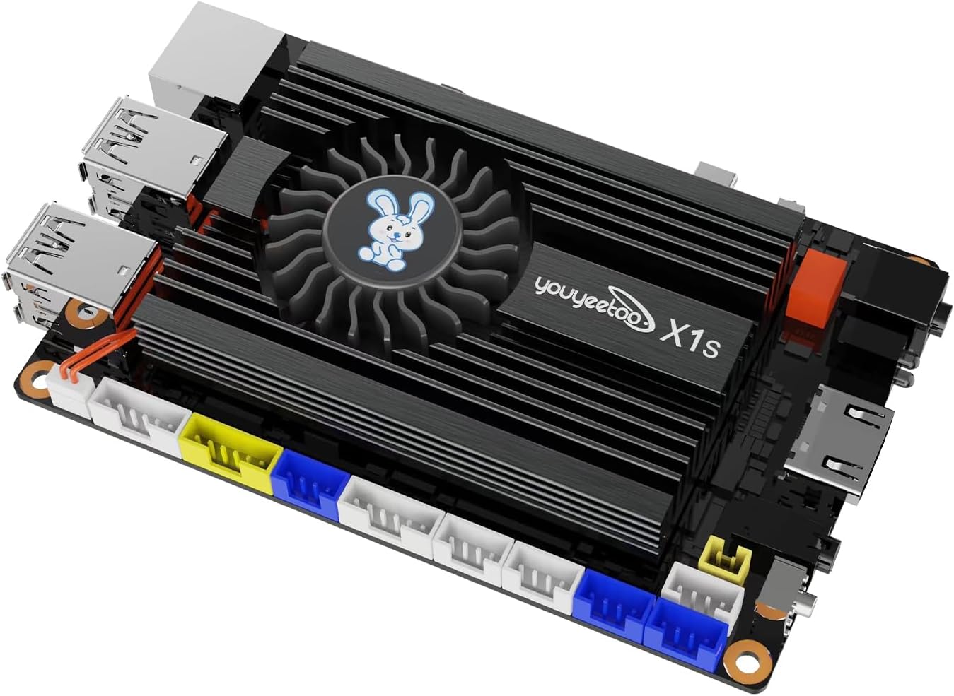 WayPonDEV youyeetoo X1s X86 Single Board Computer - A 64bit Windows 10/11/Linux Mini PC with Celeron N5095 CPU, Support Optional WiFi&BT NFC, PCIe3.0 M.2 2280 NVMe or SATA SSD (X1s 4+64GB)