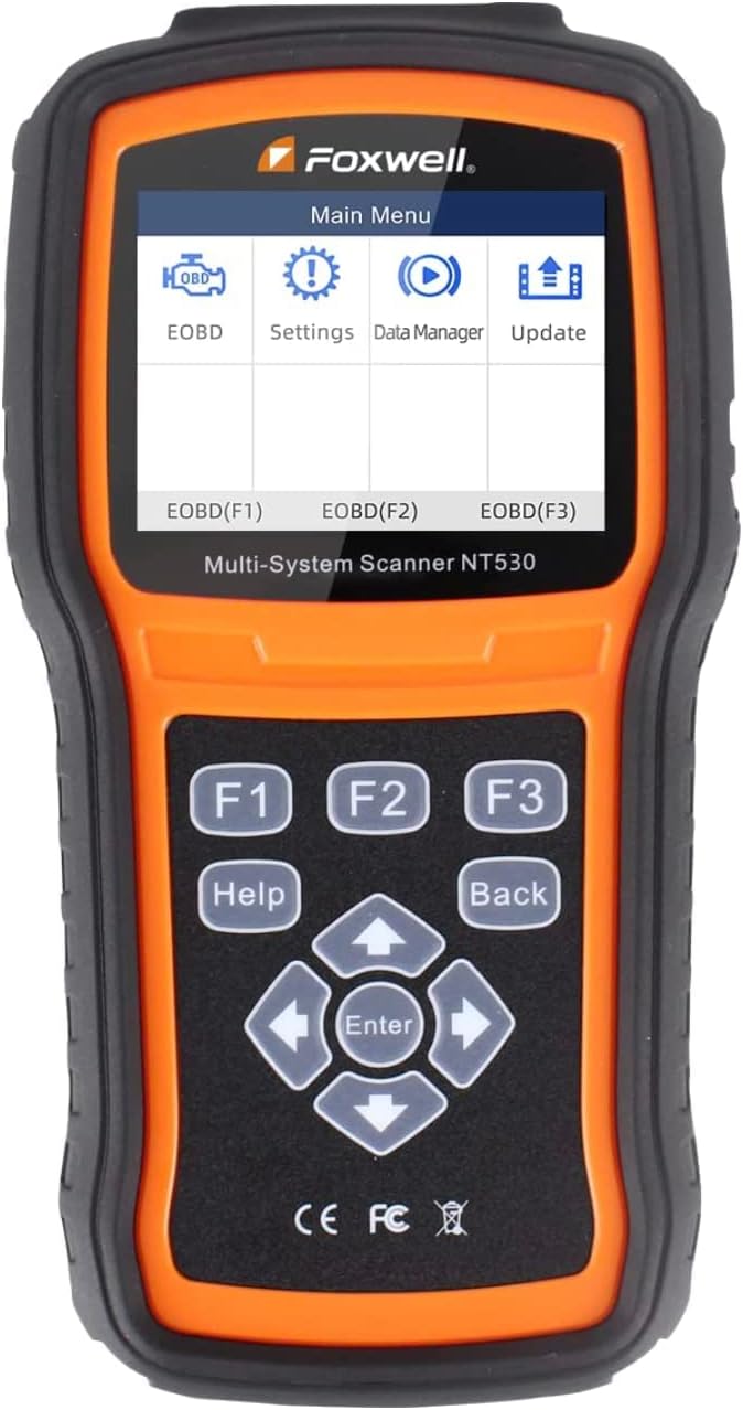 FOXWELL NT530 for GM Chevrolet - All Systems, All Maintenance Service - Bidirectional Diagnostic Tool - OBD2 Scanner - Code Reader ABS Bleed SRS Airbag SAS TPMS TPS EPB Oil