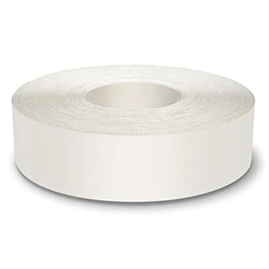 Mighty Line UltraLine Solid Floor Marking Tape for Safety, Caution, Warning, Heavy-Duty, Peel and Stick Adhesive, Beveled Edge Design, Industrial Quality, 2 Inch, 100' Roll, White