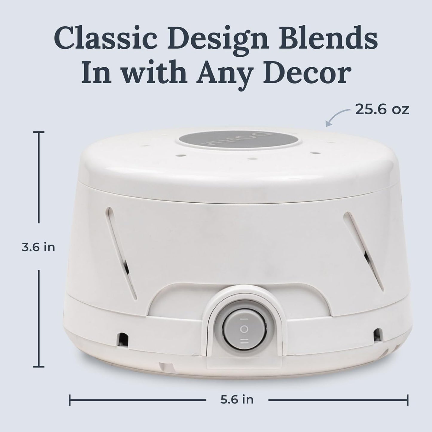 Yogasleep Dohm Classic (6 Pack) The Original White Noise Sound Machine, Soothing Natural Sounds from a Real Fan, Sleep Therapy for Adults & Baby, Noise Cancelling for Office Privacy & Meditation