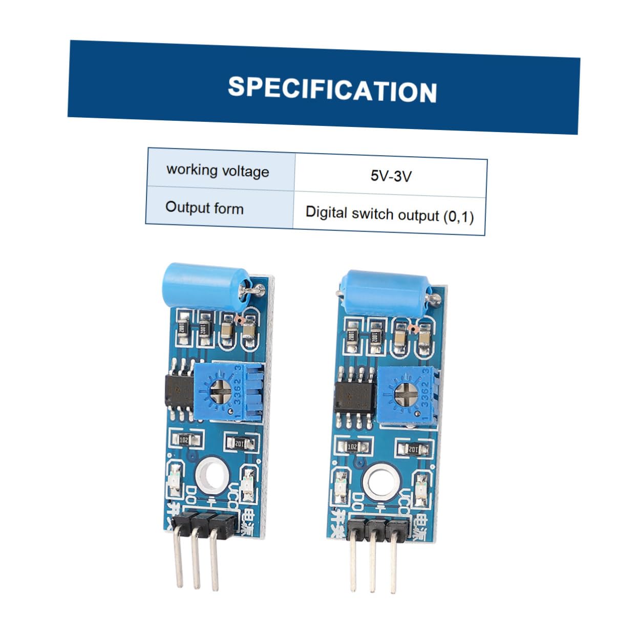 Luxshiny 10pcs Normally Closed Type Sensor Module Alarm System for Theft and Earthquake Detection Microcontroller Compatible Low Level Output Trigger