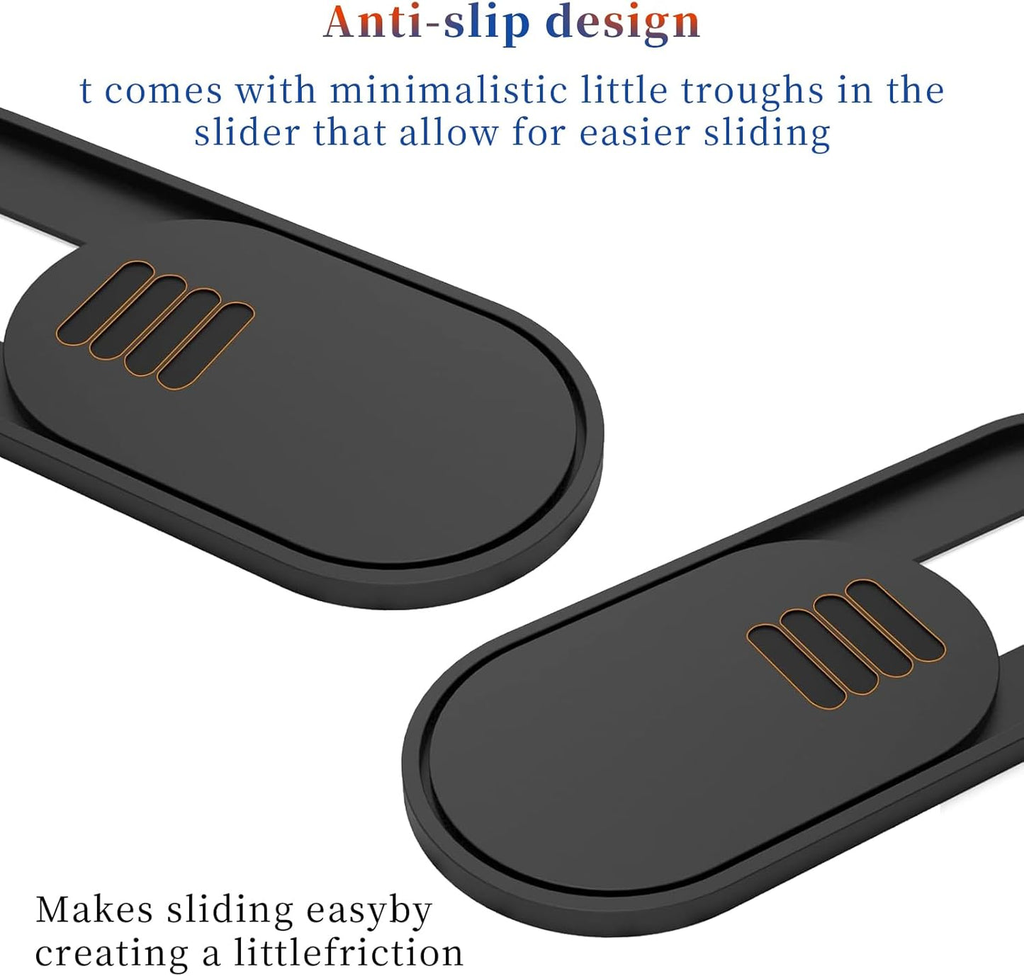 3 Pack Ultra-Thin Camera Cover Slide for Tesla Model 3 / Y Interior Cabin Camera Laptop PC Front-Facing Webcam Sticker Blocker Protect Your Privacy (Classic Version)