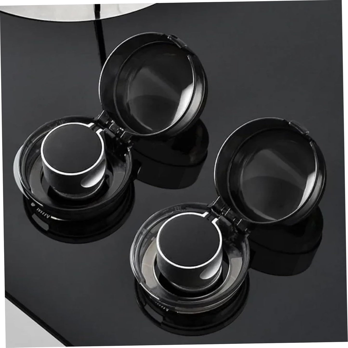 Stove Knob Safety Covers, 6PCS Gas Stove Knob Locks, Heat-Resistant Covers, Easy to Install Oven for Child Safety