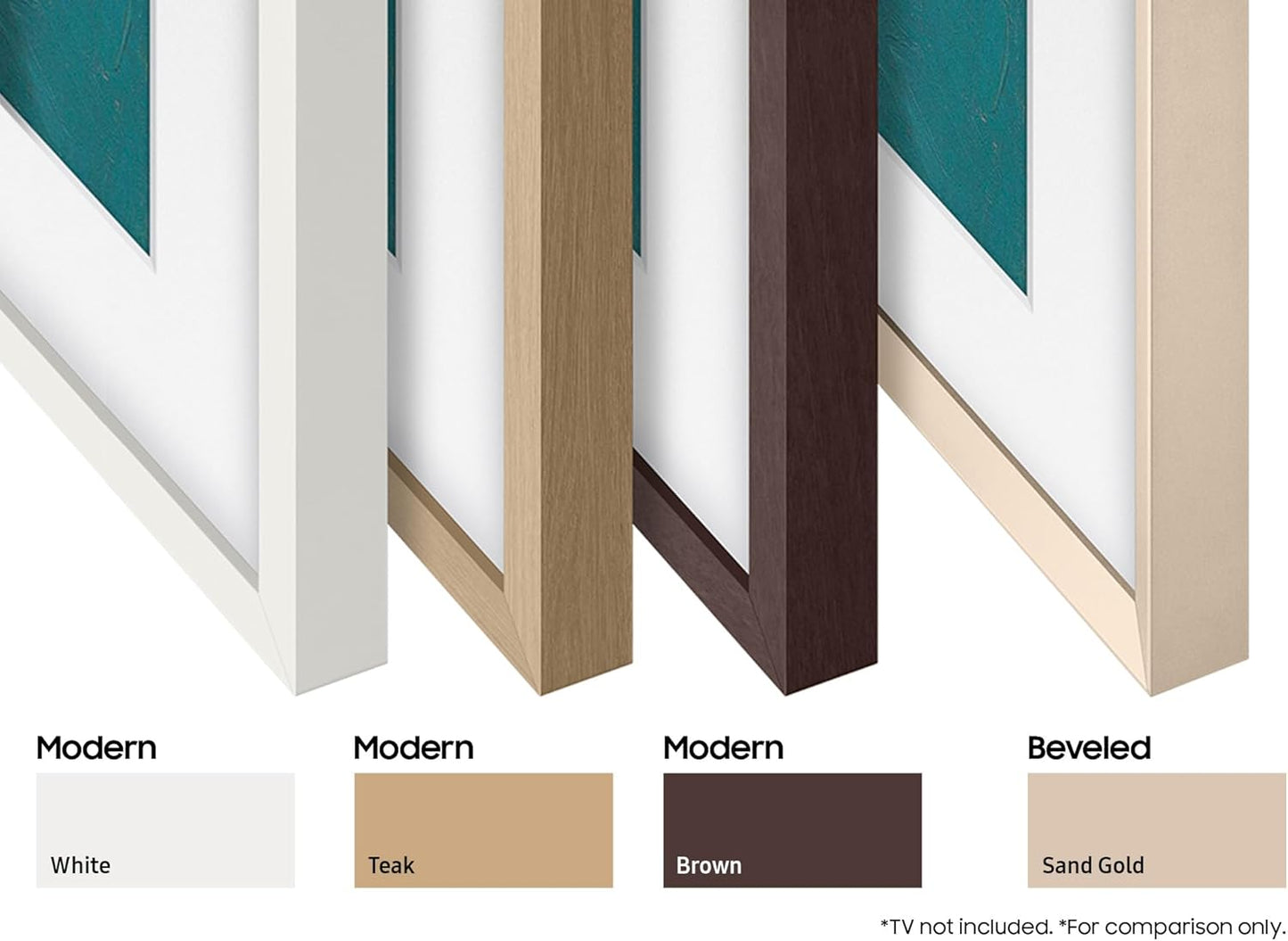 Samsung 85” The Frame Customizable Bezel (2025 Model), Magnetic, Quick and Easy Installation, VG-SCFF85SGMZA, Sand Gold Metal