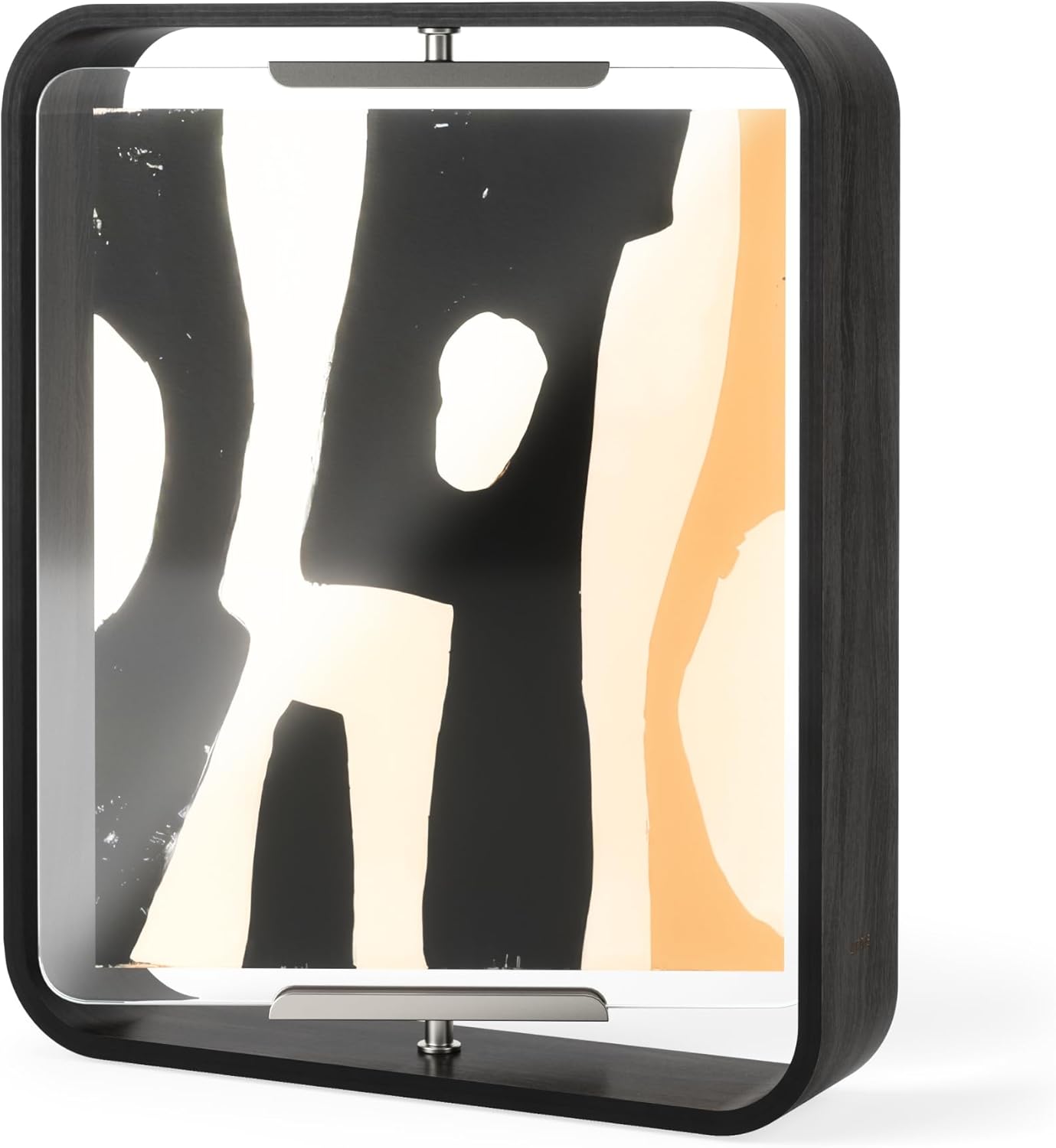 Umbra Table Picture Frame Two Sided Picture Frame for 8 x 10 Inch Photos Wood Black