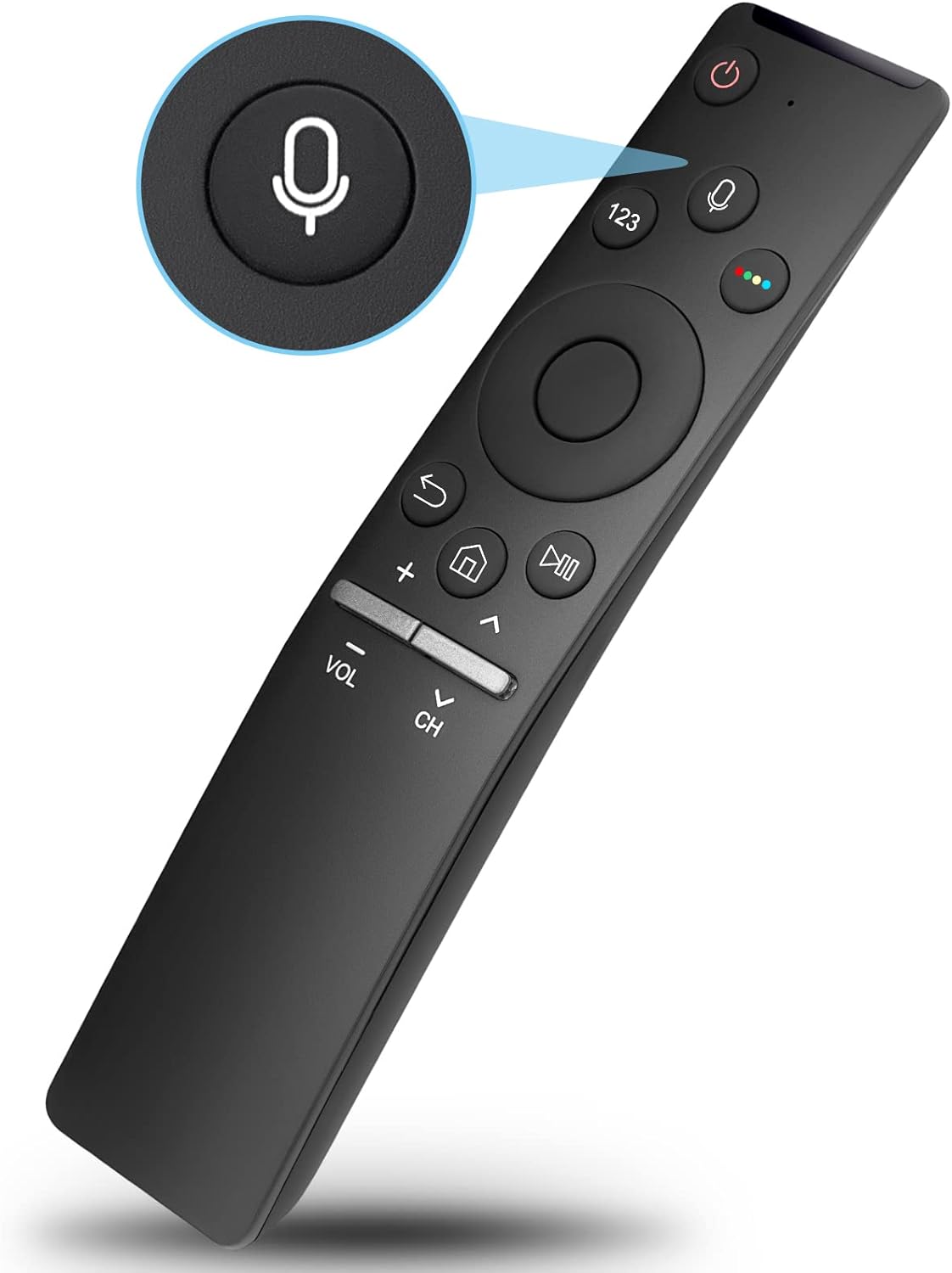 Voice Replacement for Samsung-Smart-TV-Remote, New Upgraded BN59-1266A for Samsung Remote Control with Voice Function. 1-Year Warranty.