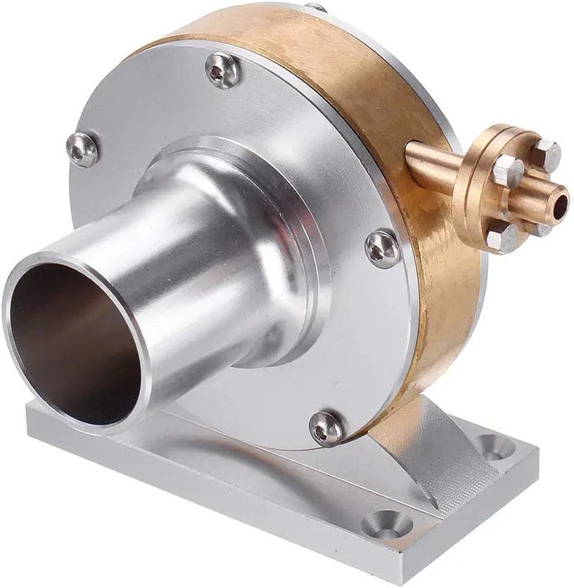 Stirling Engine Model That Runs, JT-II Desktop Model Steam Turbine Stirling Engine Motor, Mechanical Metal Stirling Motor Electricity Generator Engine Kit for Science Experiment