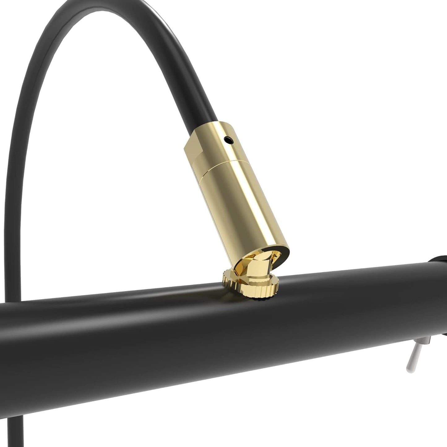 Cocoweb 6 Inch Tru-Slim Black Picture Light - LED, 2700K, Adjustable Arm, Plug-in, Toggle Switch, Sleek and Compact Design