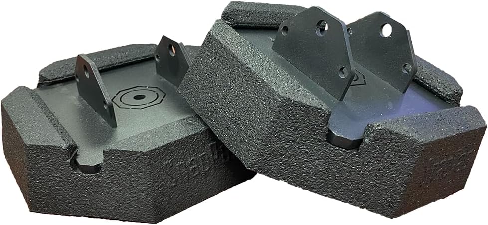 SnapPad SnapJack® QD (Pack of 2) | Two-Point Trailer Jack Stands Featuring 5.5" Metal Foot | Adds 61% Additional Surface Area, 3.79 lbs. Per Pad & 7.25" Total Width | Must-Have RV Accessories