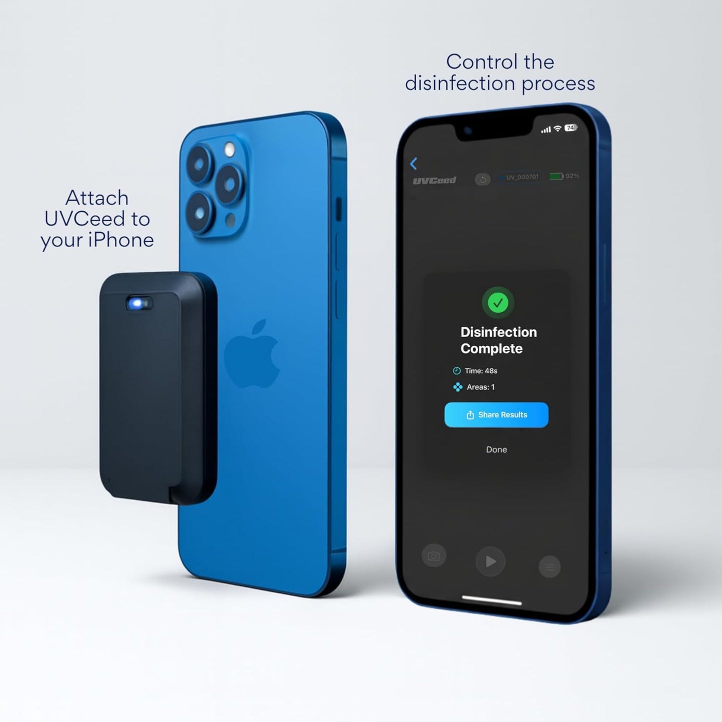 Smart Mobile UVC Disinfecting Device