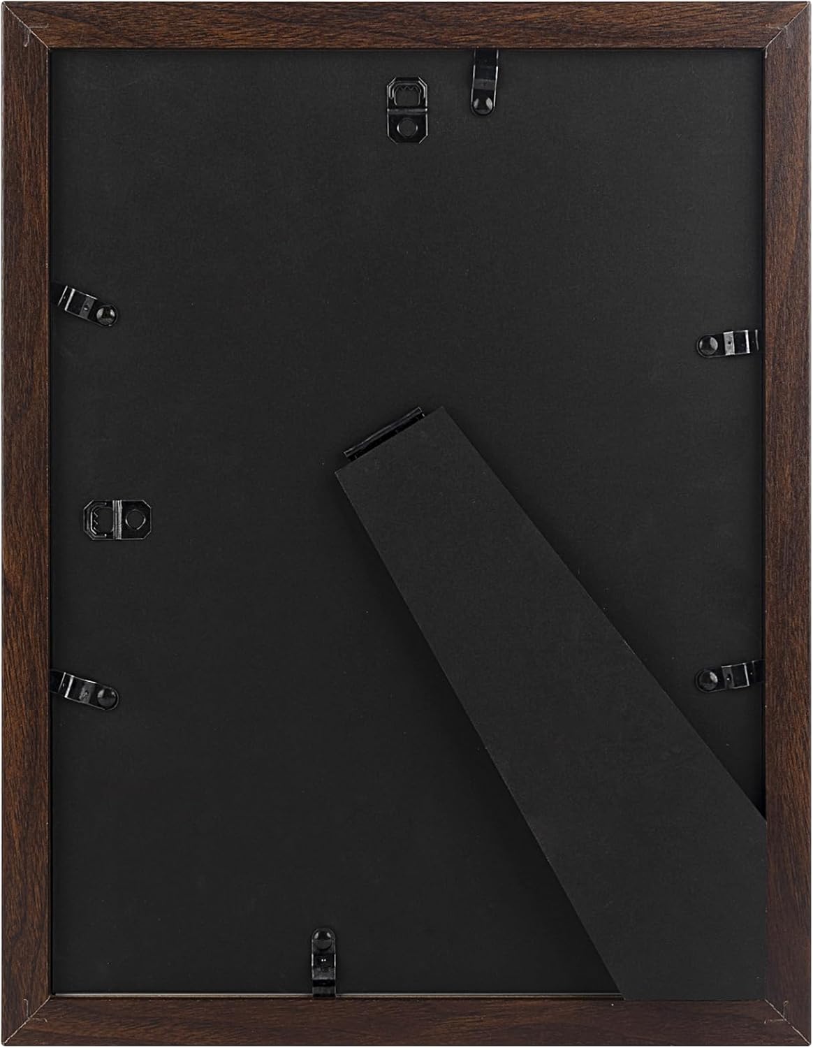 Golden State Art, 9x12 Picture Frame with Mat for 6x8 - High Definition Glass Wall Mounting Horizontal Vertical Display (Brown, 2 Pack)