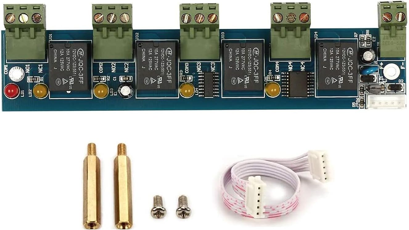 MENGQI-CONTROL Enhanced Alarm Module Fire Control Expansion Panel for Access Control Board Meet USA Fire Code Requirement