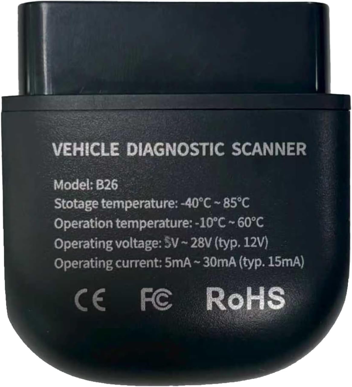 OBD2 Scanner Bluetooth for iPhone/Android -Wireless OBDⅡ Atuo Diagnostic Tool-Supports OBD2 Compliant Vehicles 1996 and Newer