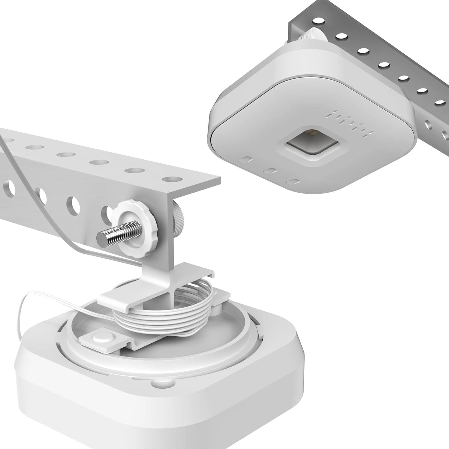 Zwolf No-Drill Mount Bracket for Chamberlain Garage Door Opener Damage-Free Installation Mount for Smart Garage Control ( MYQ-G0401-ES) Double-Sided Tape for Chamberlain MYQ-G0402 Garage-Door-Sensors