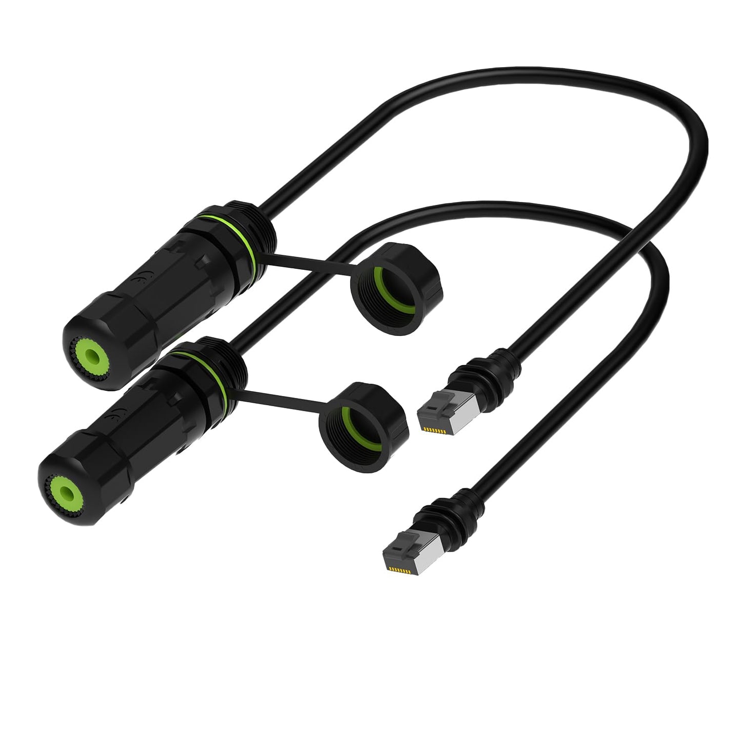 Waterproof Ethernet Adapter for Starlink - Gen 3 & Mini, Standard to RJ45 Coupler (2 Pack)