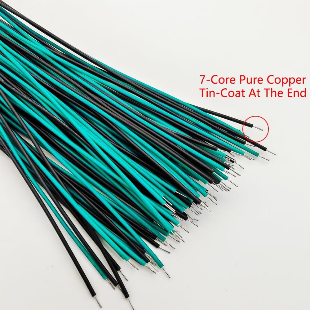 50pcs 110VAC 5mm Green LED Lights Emitting Diodes, Prewired 7.9 Inch V LED Light Diffused Colored Lens Small LED