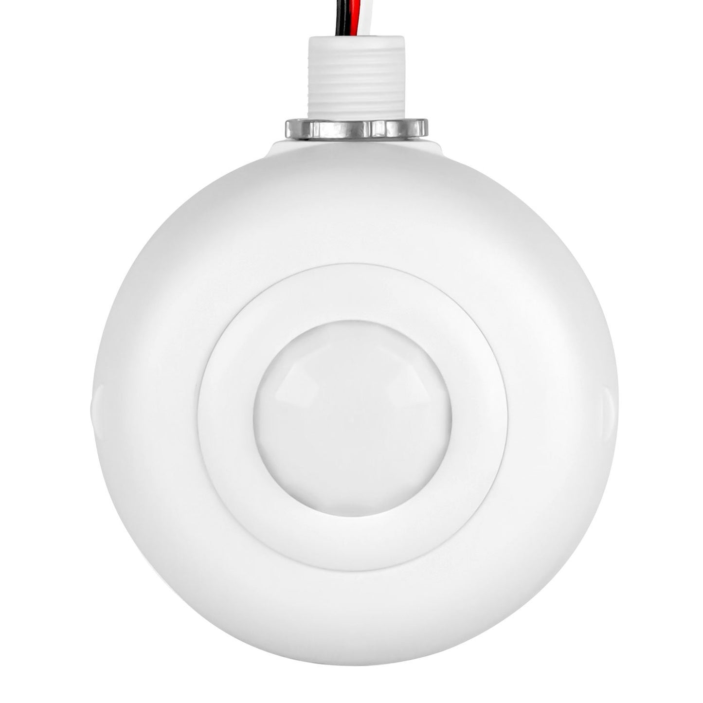 ENERLITES High Bay 360 Degree PIR Line Voltage Ceiling Occupancy Motion Sensor w/Daylight Harvesting Dimming, 1200-2800 sq. ft. Coverage, 120-277VAC, Commercial/Industrial, UL Listed, MPC-50HD, White