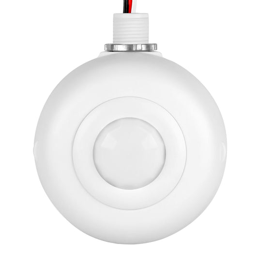 ENERLITES High Bay 360 Degree PIR Line Voltage Ceiling Occupancy Motion Sensor w/Daylight Harvesting Dimming, 1200-2800 sq. ft. Coverage, 120-277VAC, Commercial/Industrial, UL Listed, MPC-50HD, White