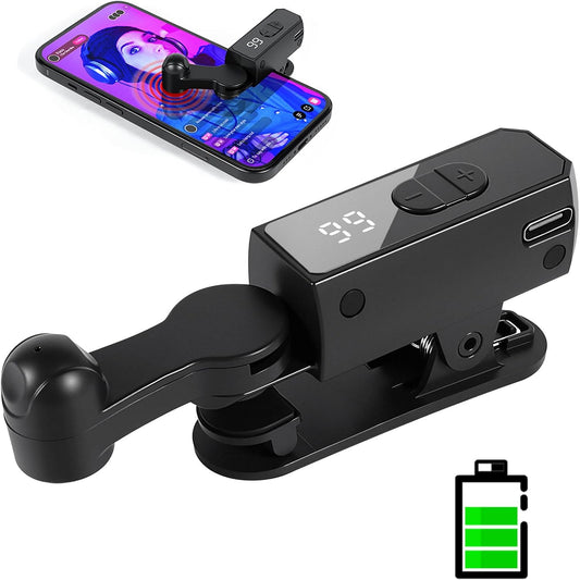 Auto Clicker Smart Tapper for iPhone iPad Android TikTok - Auto Touch Device with 107 Adjustable Speed, Rechargeable，Instant Clicker for Live Stream Likes, Social Media Tasks（Black）