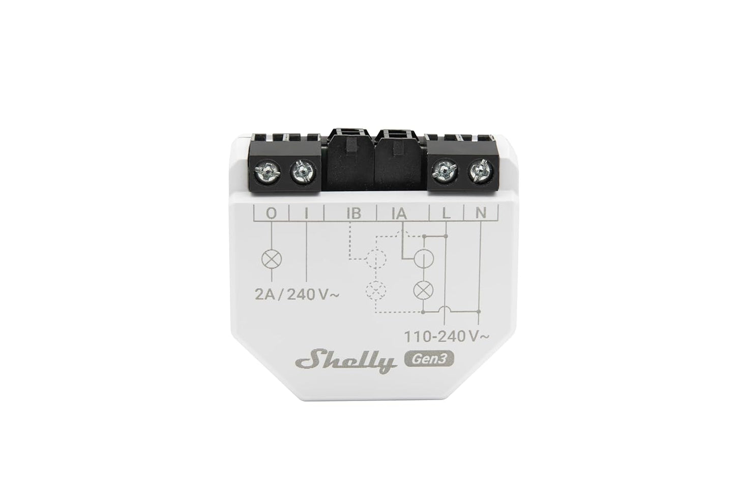 Shelly EM Gen3 + 50A Clamp | Wi-Fi-Operated Smart Energy Meter and Contactor Control Relay Switch | Home Automation | Works with Alexa & Google Home | iOS Android App | No Hub | Wide Integration