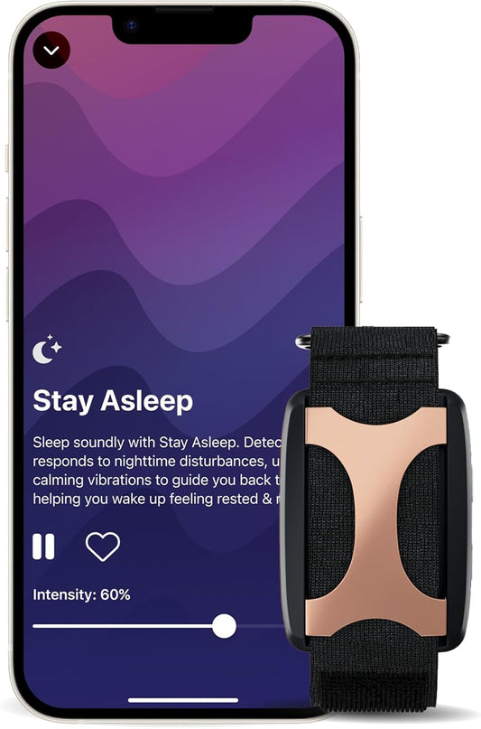Apollo Neuro Wearable & 12-Month SmartVibes AI Membership – Sleep Aid & Stress Relief Device | Fall Asleep Faster, Sleep Longer & Deeper | Boost Focus, Relaxation & Calm (Twilight)