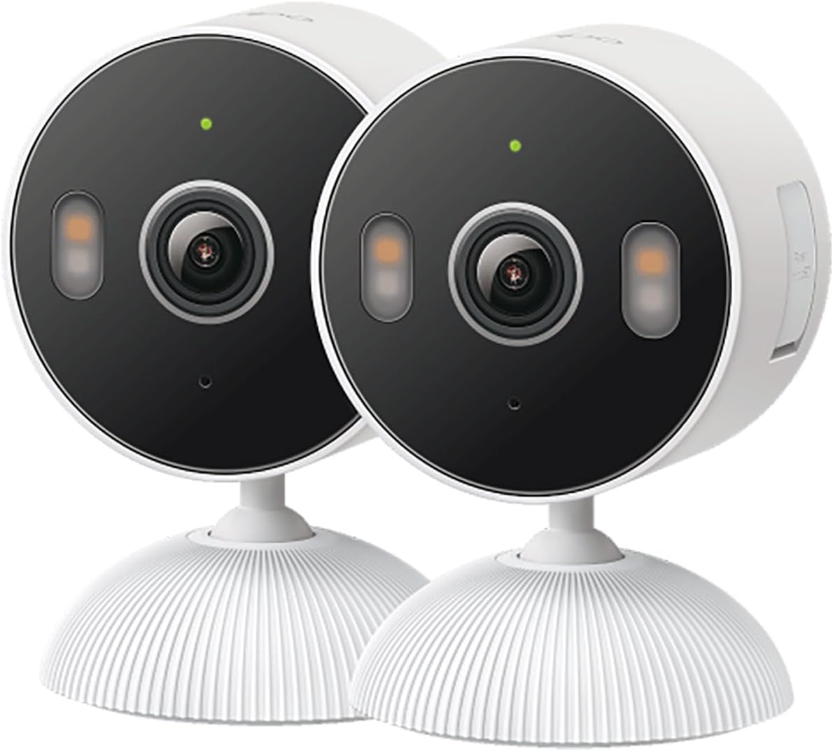 Tapo 2K 3MP Indoor/Outdoor Security Camera - Free Person/Motion/Cry Detection, Color Night Vision, IP65 Weatherproof, SD/Cloud Storage, Works w/Alexa & Google Assistant, HybridCam (2-Pack)