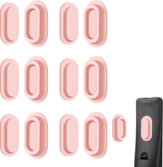 6 Pack Magnetic Remote Control Holder – Upgraded Silicone Magnetic Wall Mount for TV, Fan & Air Conditioner Remotes – Self-Adhesive, No-Drill Remote Control Holder Wall Mount