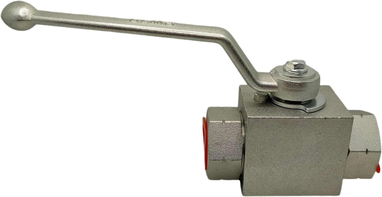 LX Hydraulic High Pressure Ball Valve 3/4" NPT 4650PSI Hydraulic Valve Shut-Off KHB Hydraulic Ball Valve