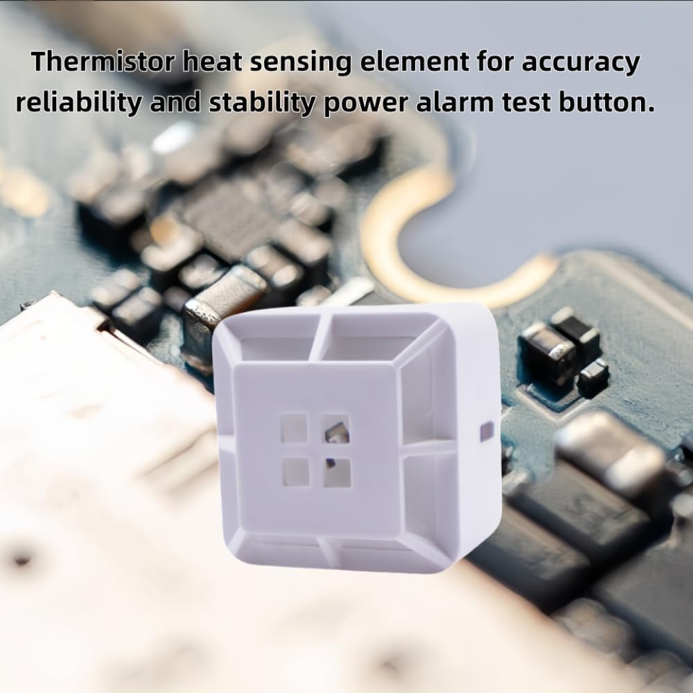 Heat Alarm Heat Detector,A1 Level, Temperature 55°C-65°C, 85dB Alarm Sound for Home Kitchen Garage Boiler Houses,Battery Powered