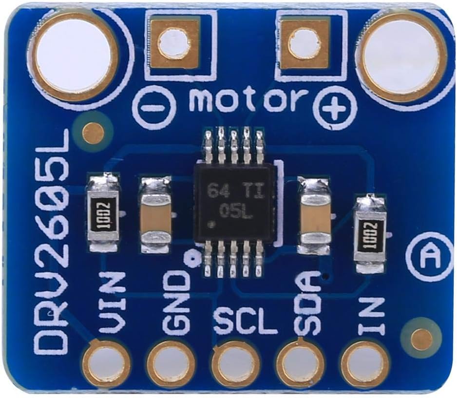 Haptic Motor Controller Haptic Motor Driver Module with IN General Pin DRV2605L Module Control Haptic Motors I2C Clock Pin