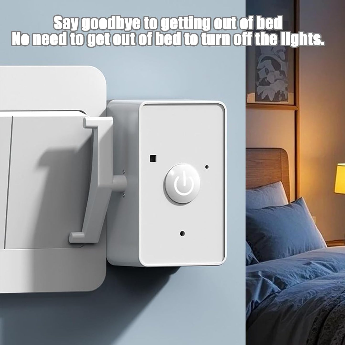 Automatic Button Pusher - No Wiring Automatic Home Press Control, Smart Finger Bot with Home Appliance Automation, Wall button Management for Bedroom Living Room Garage Lights