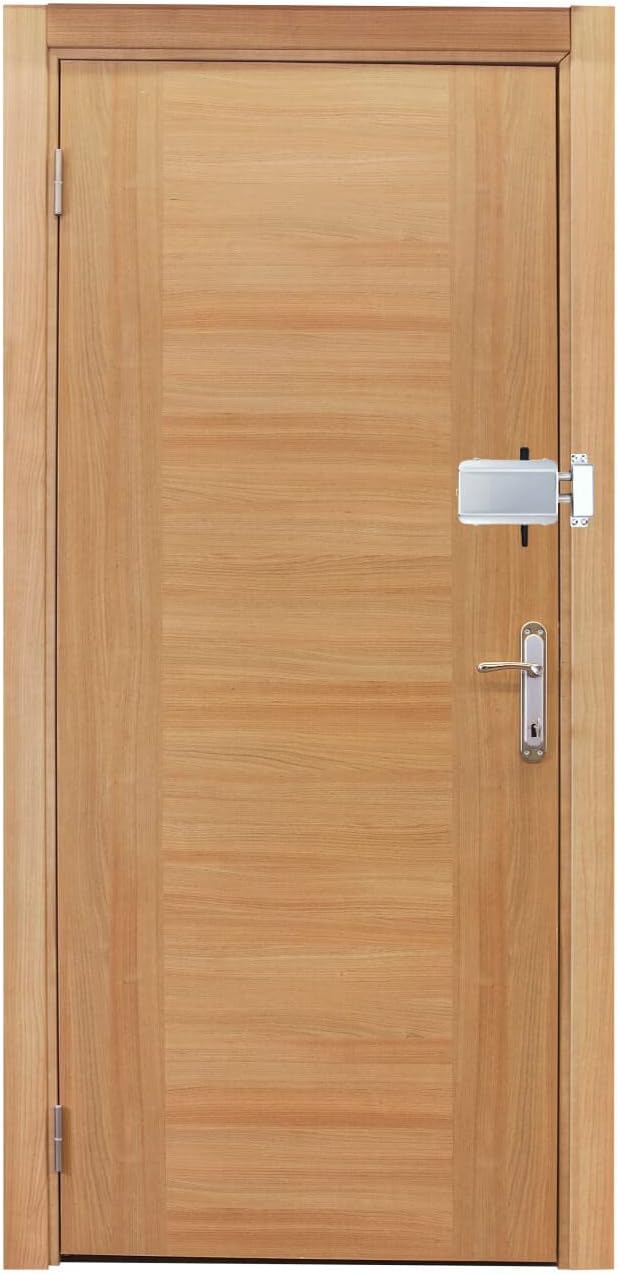 Electronic Deadbolt, Remote Control Anti-Theft Home Security Keyless Smart Hidden Door Lock with 4 Remote Controls