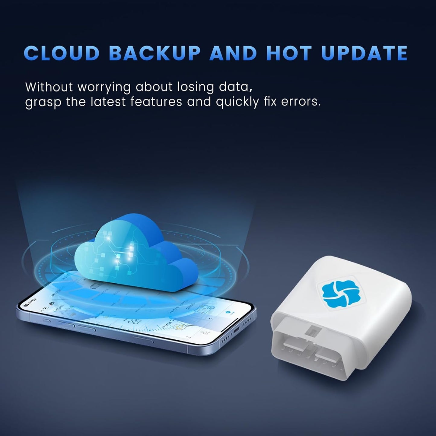 DFirst 201FD All System Diagnostic Tool Oil Reset One-Click ECU Coding Disable Auto Start Stop OBD2 Tool (iOS/Android,Lifetime Free Update)