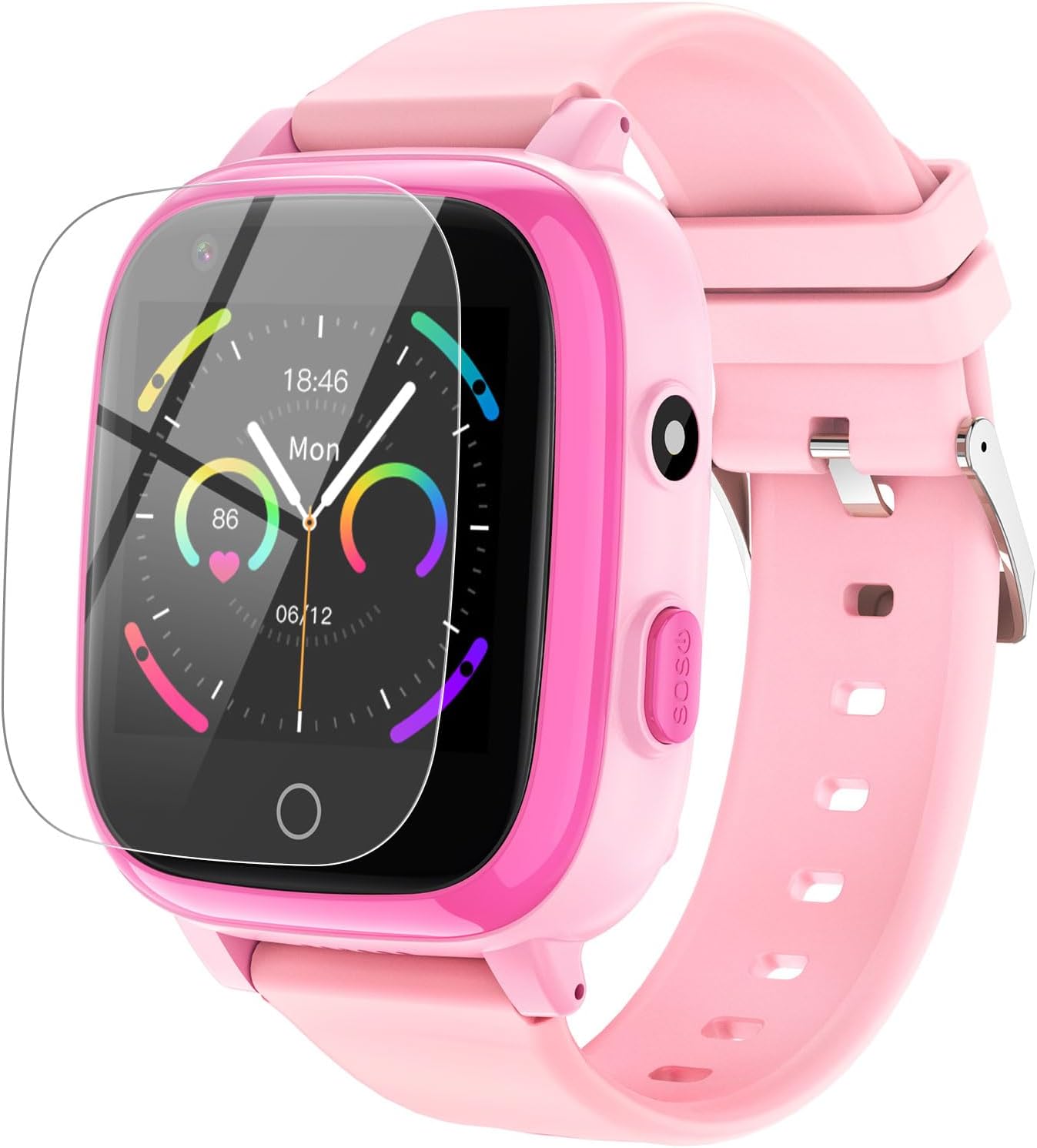 cjc 4G Smart Watch for Kids - Includes 2 Way Call, SOS Alerts, Parental Controls, Games, Camera, Alarm, Music Children's Smart Watch Gift
